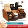 Organizzatore per Capsule di Caffè in Legno e Scatola Porta Tazze Monouso