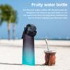 650ml Fruity Water Bottle with 7 Flavors Drinking Bottles for Outdoor Fitness Flavor Travel Mug for School