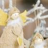 Doll Pendant Hanging Design Delicate Multi-color Christmas Hanging Angel Doll for Wall