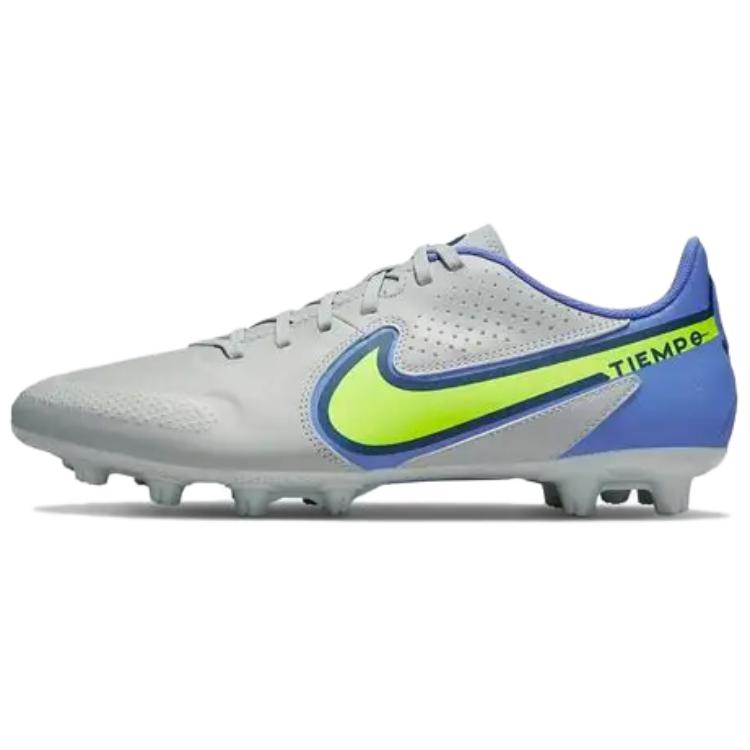 

Nike Tiempo Legend 9 Academy HG Hard Ground Grey Soccer Spike Grey Green DB0626-075 40.5