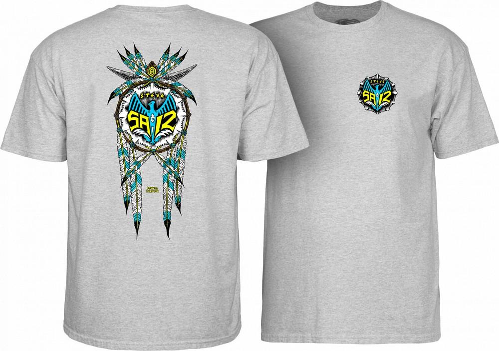 

Powell Peralta Steve Saiz TOTEM POLE Skateboard T Shirt ASH GREY Unisex T-Shirt XXXXL
