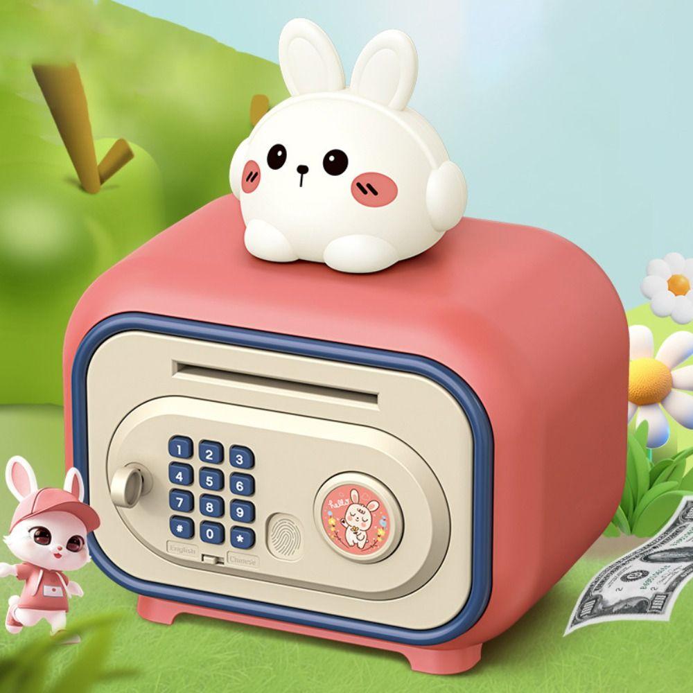 Password Lock Smart Money Deposit Box Voice Reminder Children Money Boxes Children/Kids