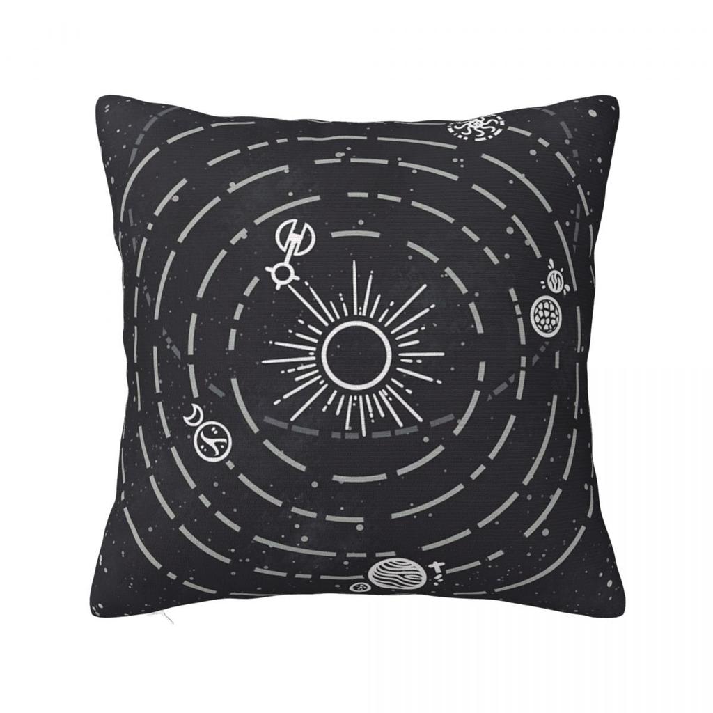 Outer Wilds Solar System Square Pillowcase Cushion Cover Pillow Case Throw Pillow Cover for Home Sofa Living Room
