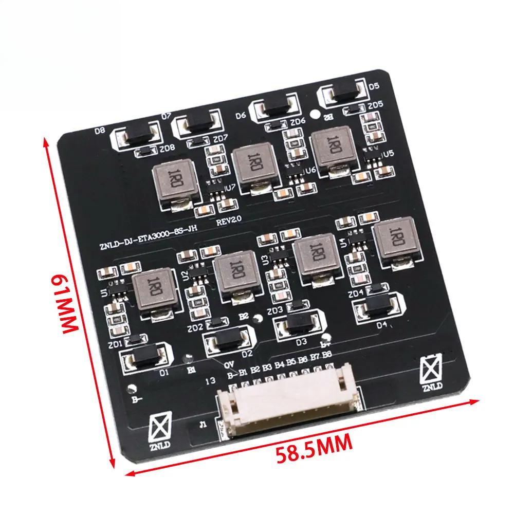 BMS 2S-8S 1.2A Balance Board Lifepo4 LTO Lithium Battery Active Equalizer Balancer Energy Transfer Board BMS 3S 4S 5S 6S 7S 8S