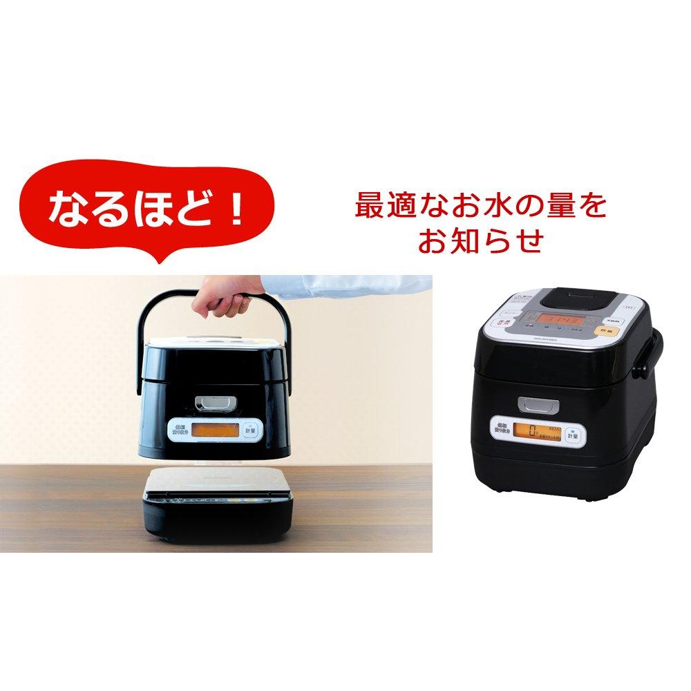 Iris Ohyama Brand Measured IH Jar Rice Cooker 3 Cups RC-IA30-B