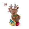 Hot Xmas Tree Exquisite Christmas Ornaments Santa Clause Resin Craft Miniature Figurine