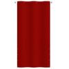 Balcony Privacy Screen Red 120 X 240 Cm Oxford Fabric