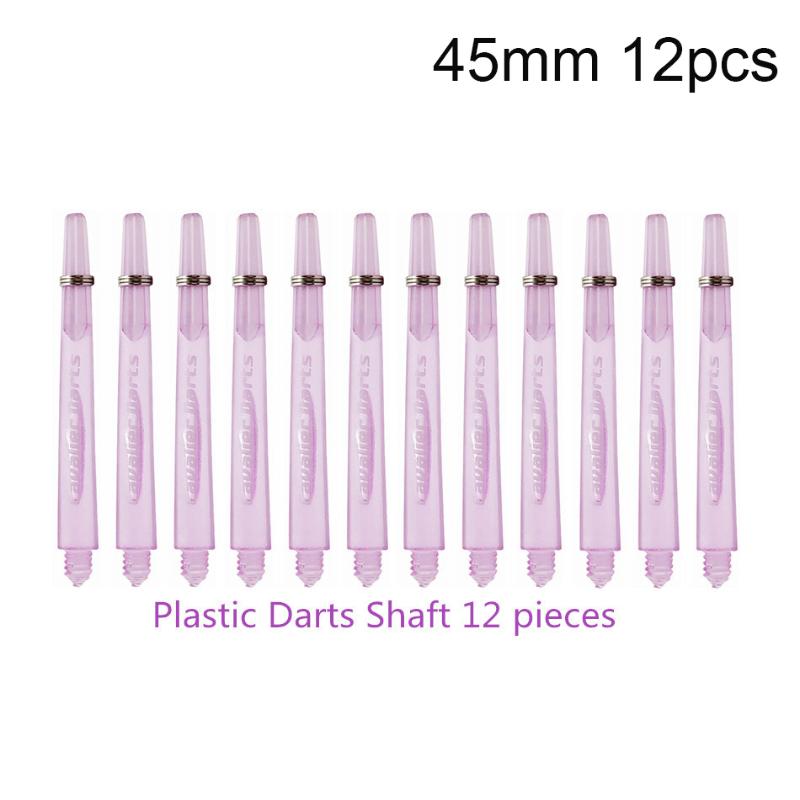 Dart Stems Set Plastic 12Pcs 45mm 35mm with O Ring Suitable for Professional and Beginner Dart Players