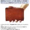Peanuts Snoopy Wallet, Himeji Leather, Bifold, Middle Wallet, L-Shaped Zipper, Genuine Leather, for Adults [90942] (Brown)