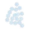 100Pcs Snowflake Decorations Attractive Wear-resistant Cute DIY Faux Pearl Decorations for Christmas