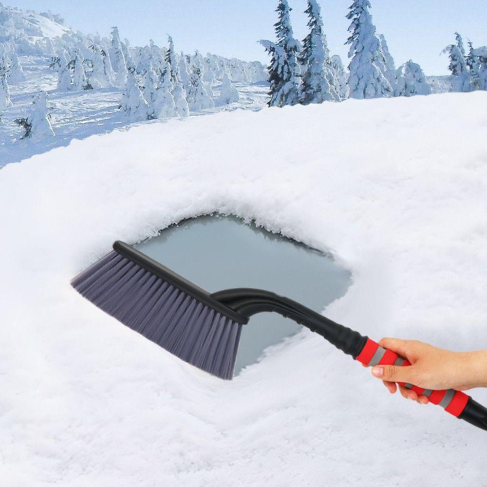 Non Slip Snow Shovel Brush Detachable Windshield Deicer Remover Practical Car Cleaning Brush
