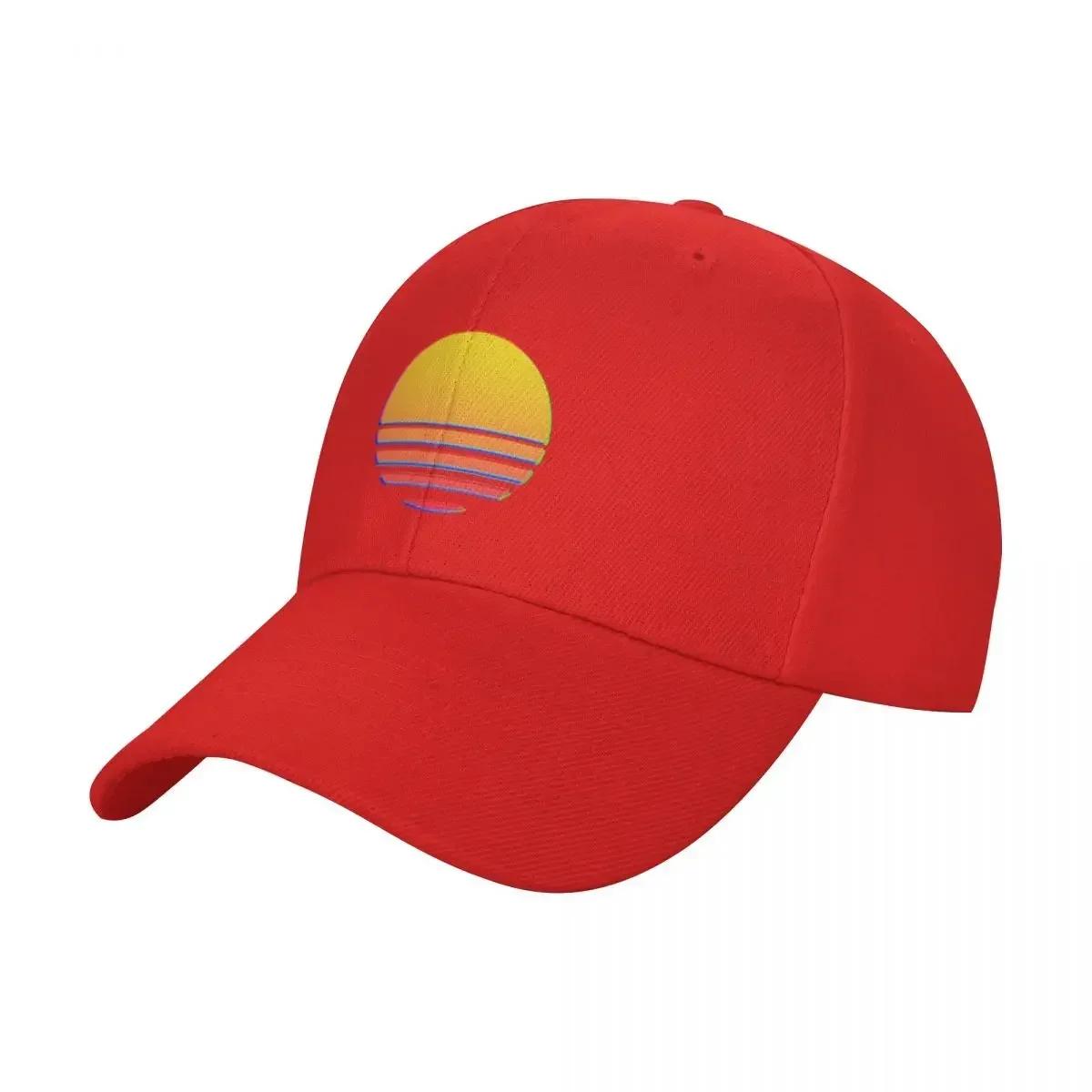 Outrun Retro Sun Baseball Cap sun hat Kids Hat Caps Unisex Womens