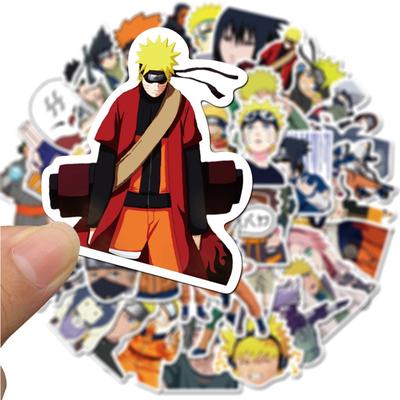 50 stuks/pak Cartoon NARUTO Anime Stickers Waterdicht Skateboard Motorfiets Gitaar Bagage Laptop Fiets Sticker Kinderspeelgoed