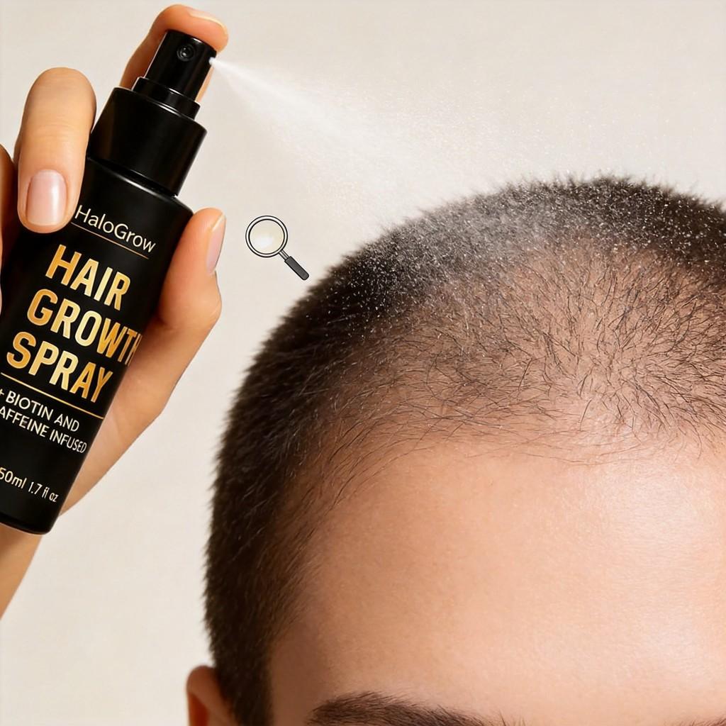 Halogrow Hair Growth Spray With Nourishing Formula For Thinning Hair Care