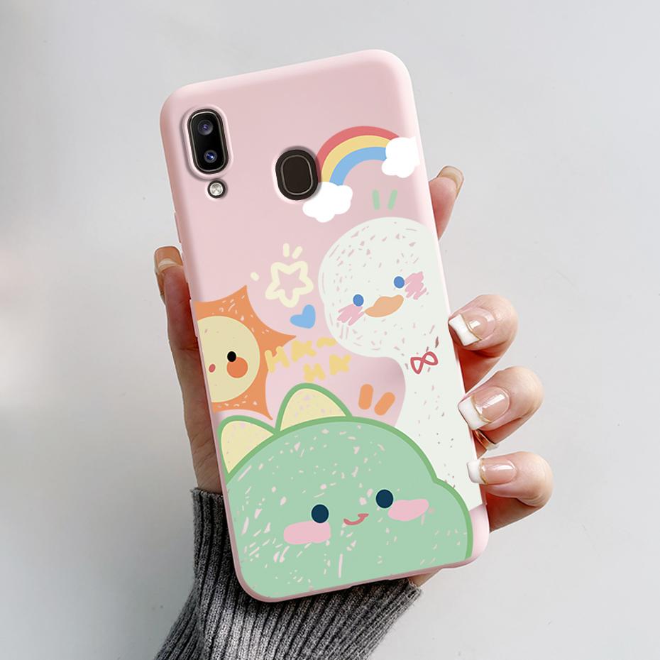 Case For Samsung Galaxy A20 A20e A20s Case Stylish Painted Soft TPU Phone Case For Samsung A20 A 20 20s 20e A205 A202 A207 Cover