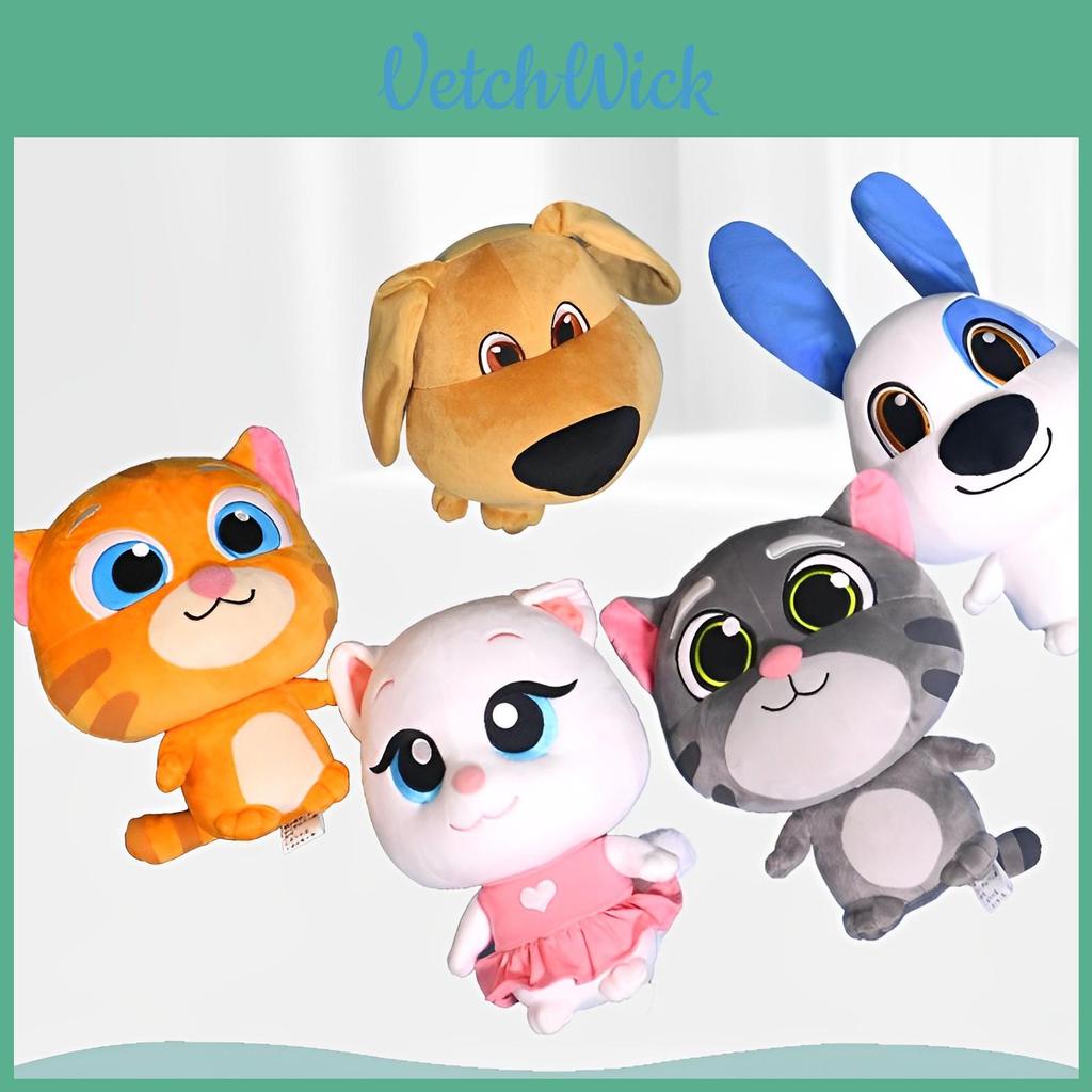 Adorable Talking Tom Cat Plush Doll Kids Toys Cartoon Animal Dog Toddler Gift