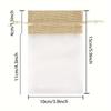 30 Pack Elegant Organza Burlap Drawstring Favor Bags for Jewelry Candy Gifts Party Mesh Pouches Favors Weddings Birthday Parties