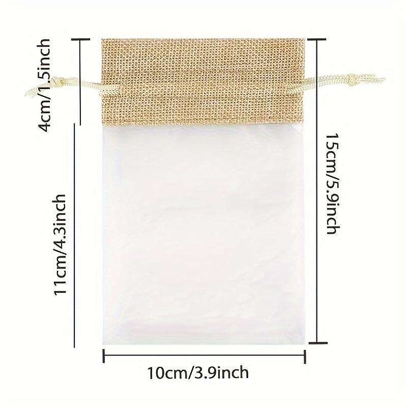 30 Pack Elegant Organza Burlap Drawstring Favor Bags for Jewelry Candy Gifts Party Mesh Pouches Favors Weddings Birthday Parties