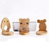 Cell Phone Smartphone Wood Wooden Phone Bracket Cellphone Standing Phone Holder Stand Bracket