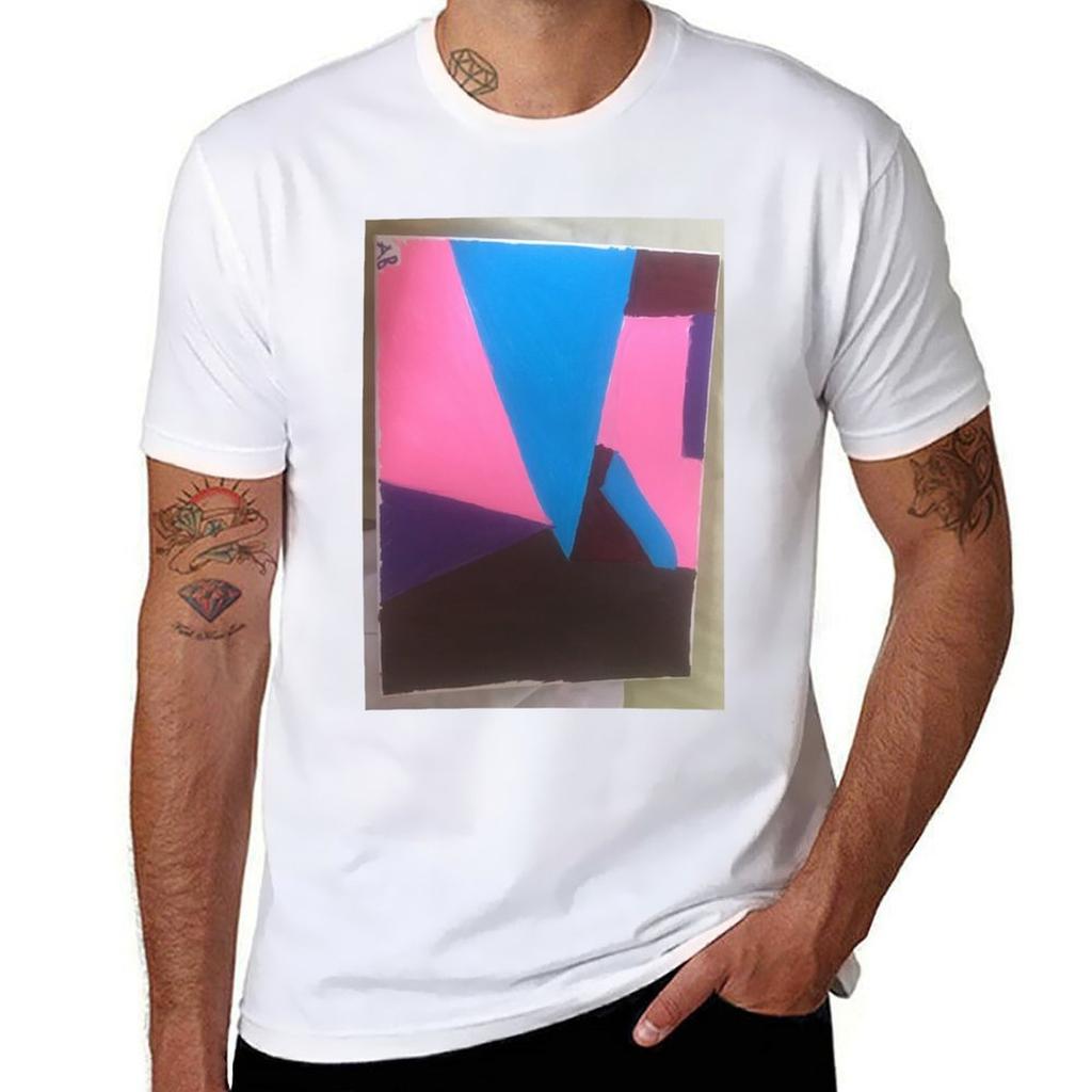 Messy and sensory artwork TShirt Street Style Casual Tee Shirt