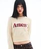 AMES-WORLDWIDE Basic Pullover Knit Ivory