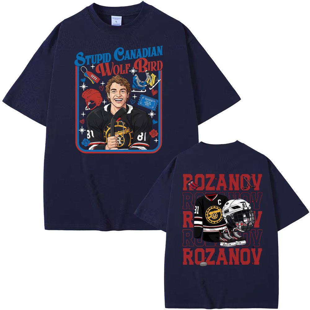 

Hot Movie Heated Rivalry Fan Gifts T Shirt Hollander Rozanov Love Tshirts Men Women High Quality Fashion Summer Street T Shirts 4XL