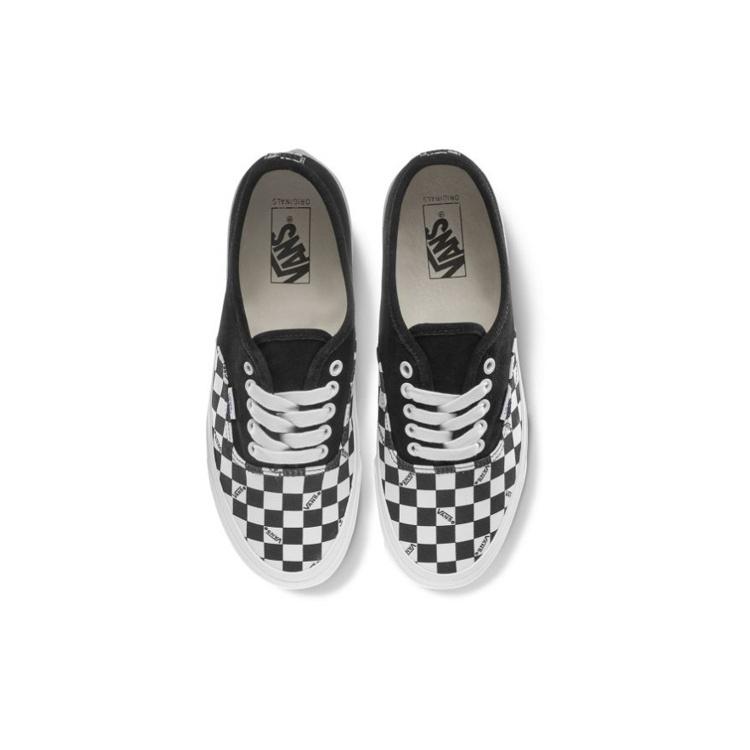 Vans OG Authentic LX 'Black Checkerboard Toe' Men's VN0A45JJVQA