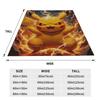 Pikachu Lightning Transformation Blanket Quality Soft  Bedding Throws Winter Students Couch Chair Sofa Bed Fluffy Bedspread