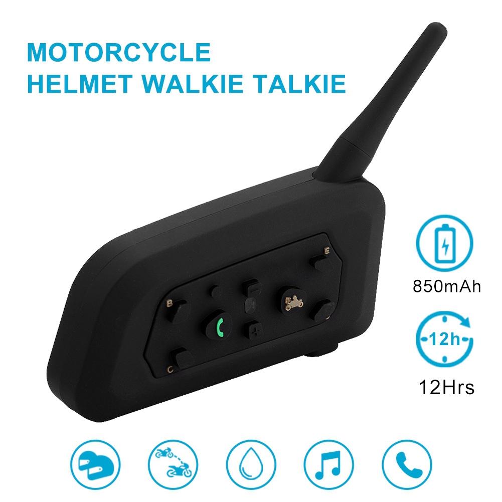 EJEAS V6 Pro Bluetooth Motorcycle Interphone Headset Helmet Intercom for 6 Riders