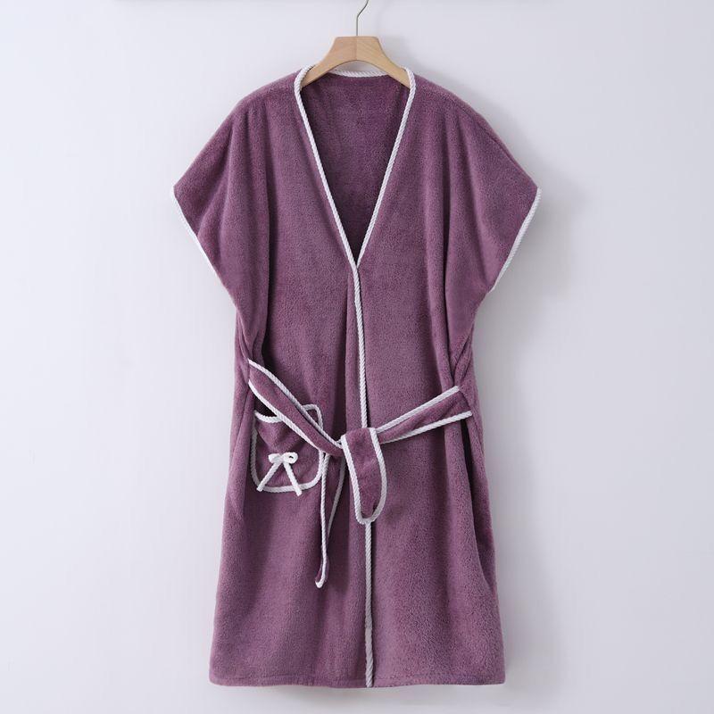 Lengthened Bath Towel Can Be Worn To Wrap Adult Bathrobes and Household Clothes Are Soft Without Shedding Hair