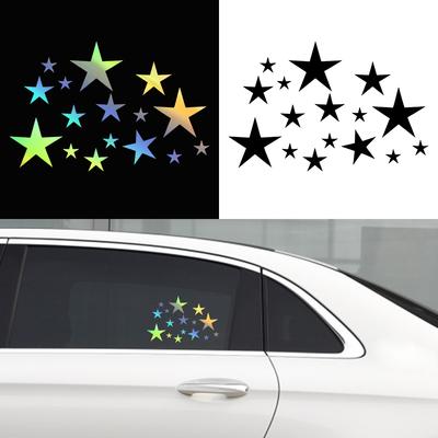 G077 20X13CM Vinyl Decal STARS Car Sticker Waterproof Auto Decors On Car Body Bumper Rear Window