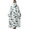 Wearable Blanket Hoodie for Adults Oversized Womens Blanket Hoodie Extra Long Blanket Hoodie with Big Pockets
