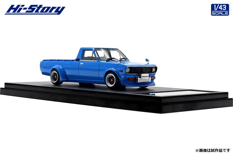 INTERALLIED Hi Story 1/43 Scale Datsun Sunny Truck (1979) Customized Blue (Finished Product)