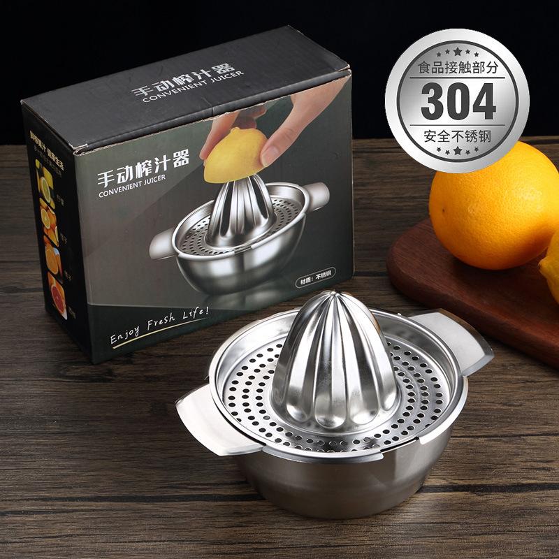 Новая Удобная Ручная Соковыжималка для Лимонов, Ручная Соковыжималка из Нержавеющей Стали, Многофункциональная Соковыжималка, Соковыжималка для Апельсинового Сока