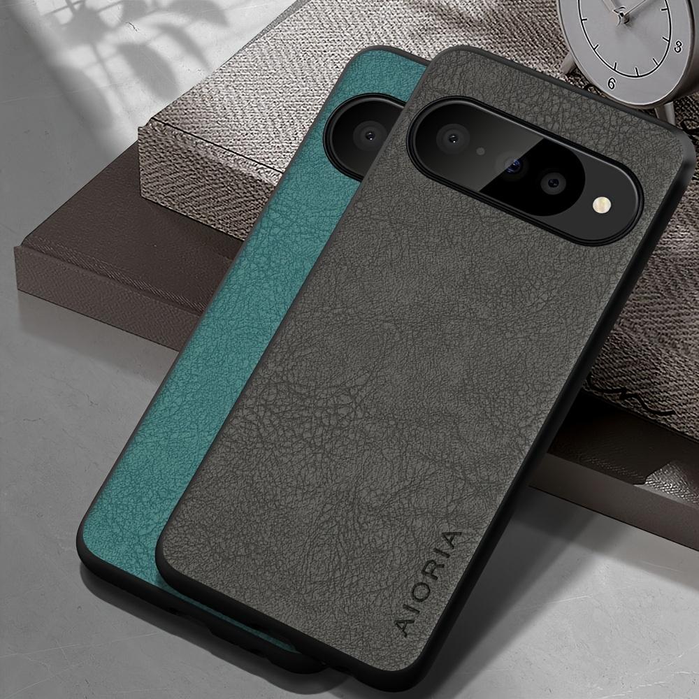 Phone Case: Luxury Retro Synthetic Leather Phone Case for Google Pixel 10 Pro XL 10A Matte Soft Bumper Hard Back Cover Fashion Protective Case