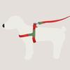 GOPE GOPE Weihnachten Hundegeschirr GRAU