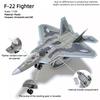 F-22 Fighter  1/100 Scale Plastic Model Airplane (including Base) Scale Model Home Placement, Collection and Decoration  Gift