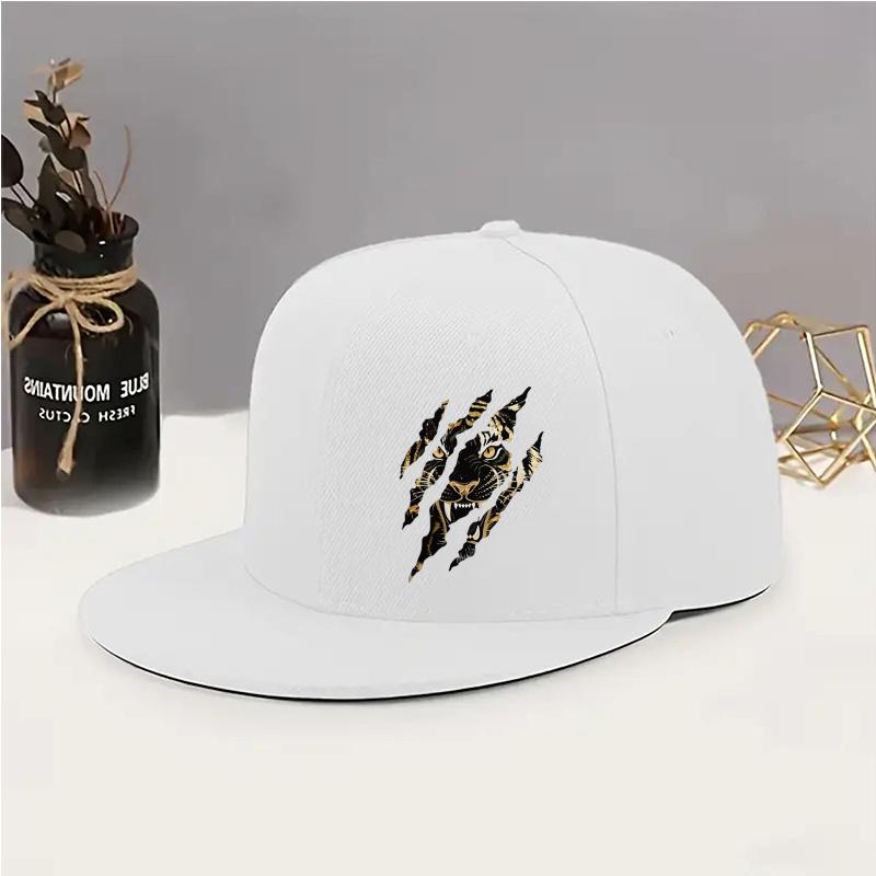 

Кепка-snapback с принтом «Коготь тигра» Полиэстер Уличный стиль Повседневная шляпа Прочная для улицы Унисекс One Size