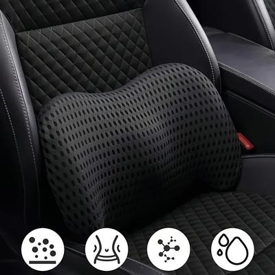 Ergonomická 3D sieťovaná bedrová opierka do auta, chrbtový vankúš z pamäťovej peny s polyesterovým poťahom pre pohodlie sedadla vodiča a správne zarovnanie chrbtice
