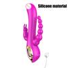 Silicone Rabbit Vibrator for Women 10 Modes Battery Powered G-Spot Clit Stimulator Thrusting Dual Motor Waterproof Sex Toy