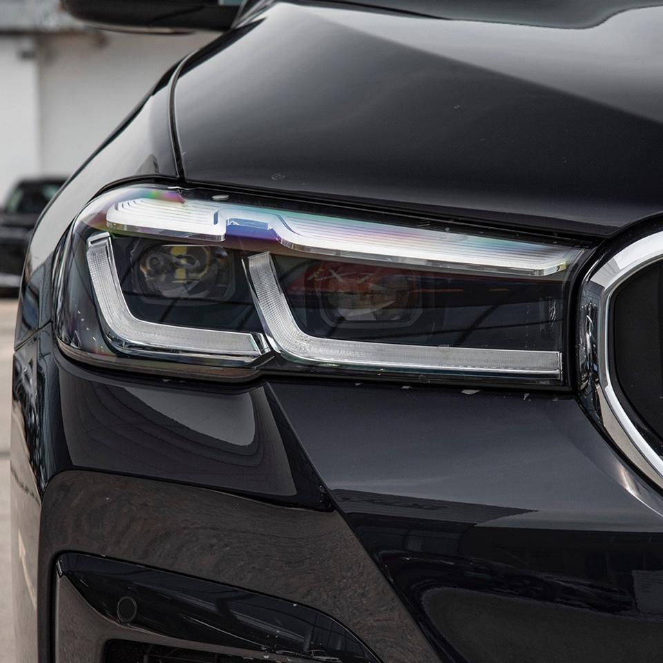 Headlight Cover For BMW 5 Series G30 G38 520 525 530 540 2021 2022 2023 Transparent Lampshade Plexiglass Replace Original Lens