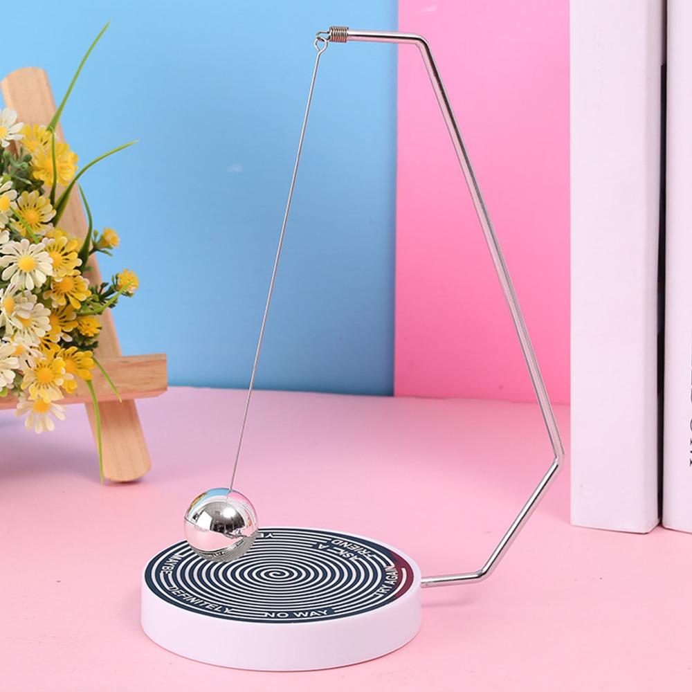 Metal Magnetic Decision Maker Ball Swing Toy Luck Office Desk Decoration