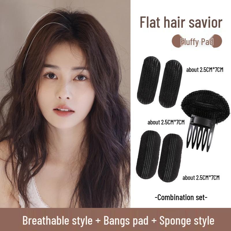 High Crown Hair Root Fluffy Wiglet - Invisible Hair Bun & Comb Accessory