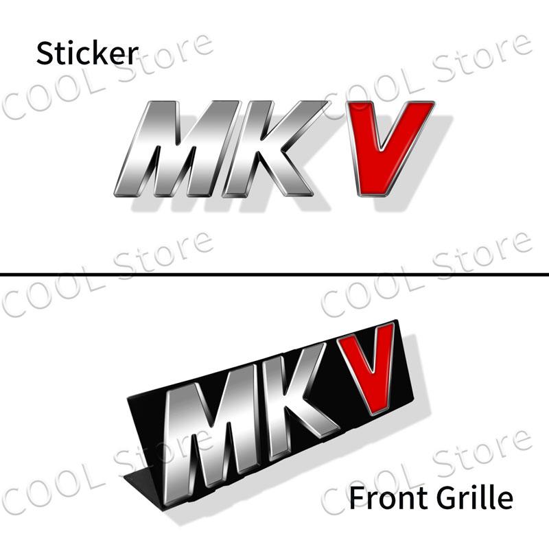 3D Metal MKIV MKV MKVI Logo Car Fender Emblem Rear Tail Trunk Badge Sticker For Volkswagen Golf MK4 MK5 MK6 MK7 Jett Passat