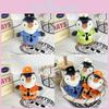 Delightful Plush Penguin Keychain Cute Animal Doll For Firefighter And Police Lovers