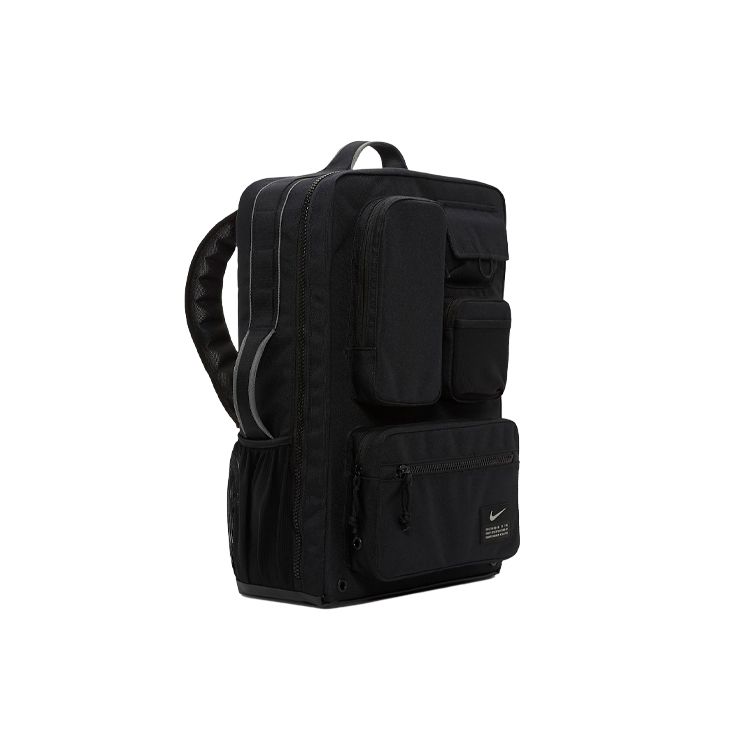 Nike Retro Functional Multi-Pocket Polyester Backpack Unisex Backpacks Black CK2656-010