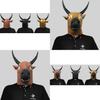 Adorable Animal Cow Head Mask For Creative Costume Parties And Fun Festivals