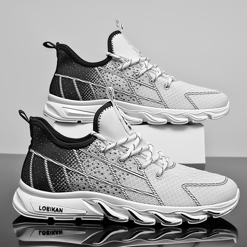 

Large-sized Breathable and Comfortable Men s Casual Sports Outdoor Running Shoes Lightweight Rebound Wear-resistant Hiking Shoes 41