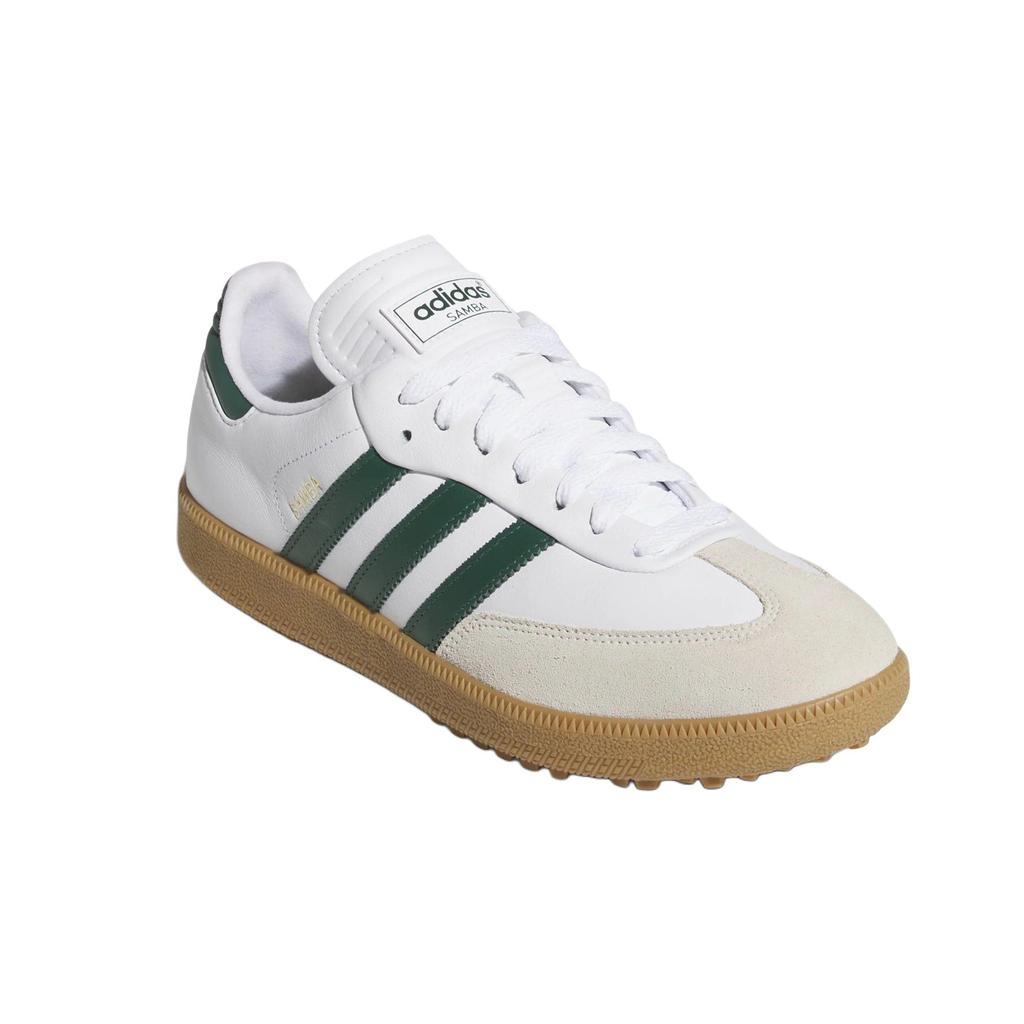 adidas Samba Spikeless Golf 'White Collegiate Green Gum' (Unisex) Cloud White / Collegiate Green / Gum Golf Shoes JH6151