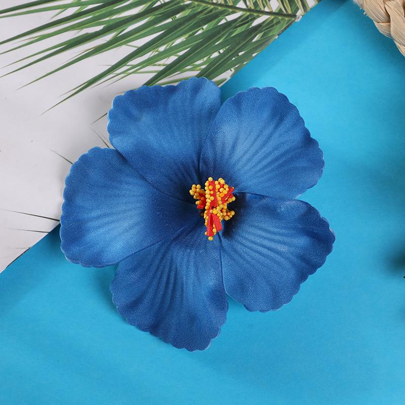 5/10 Stück 9CM Hawaiianische Blumen Sommer Strand Geburtstagsfeier Dekoration Hochzeitsgeschenk Künstliche Blumen Mädchen DIY Haaraccessoires